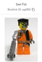 Lego Agents Saw Fist Minifiguur agt005, Ophalen of Verzenden, Gebruikt, Losse stenen, Lego