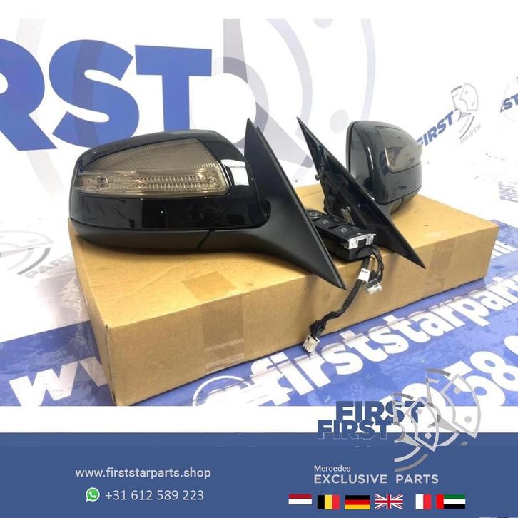 W204 C63 AMG BUITENSPIEGELS Elektrisch inklapbare spiegels S, Auto-onderdelen, Spiegels, Mercedes-Benz, Gebruikt, Ophalen of Verzenden