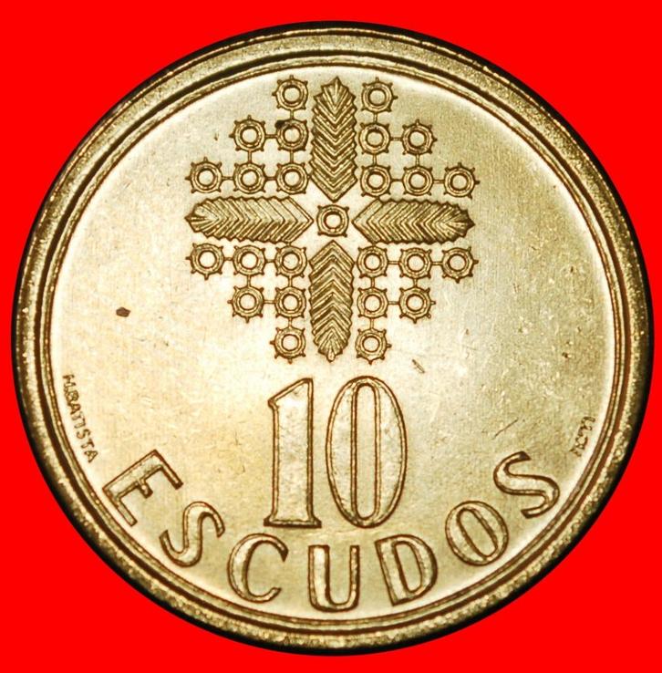 Ⰶ WINDOW 1986-2001: PORTUGAL 10 ESCUDOS 2000~II B~UNC LUSTRE, Postzegels en Munten, Munten | Europa | Niet-Euromunten, Losse munt