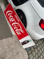 coca cola emaille bord    (uit jaartal  1966), Reclamebord, Gebruikt, Ophalen of Verzenden