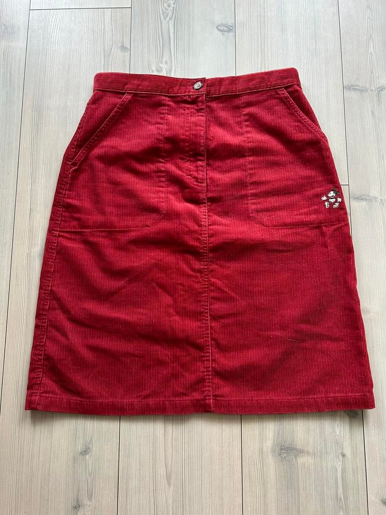 Donaldson rib rok steenroud, maat 40, lengte 58 cm., Ophalen of Verzenden, Zo goed als nieuw, Maat 38/40 (M), Knielengte