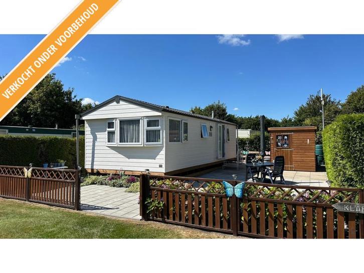 Kunststof chalet te koop in Bakkeveen, Friesland! R#52R, Caravans en Kamperen, Stacaravans, tot en met 4