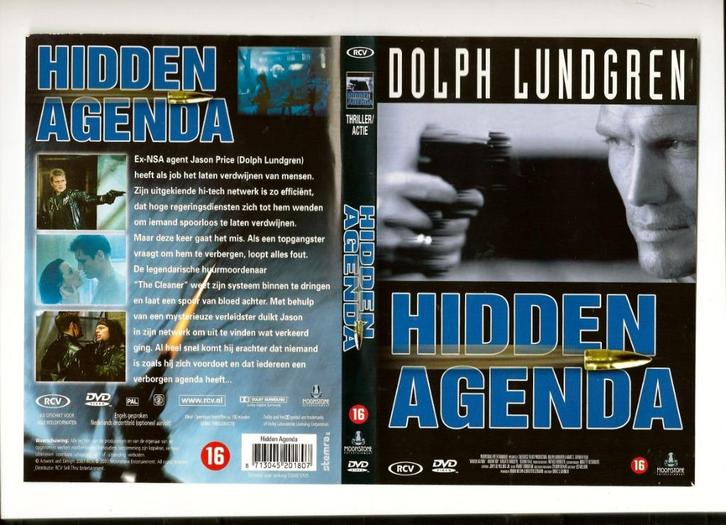 hidden agenda, Cd's en Dvd's, Dvd's | Actie, Zo goed als nieuw, Actie, Vanaf 16 jaar, Ophalen of Verzenden