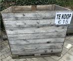 kist   OP PALLET  IN GOEDESTAAT € 15.-   OP = OP  VADOUDEN, Minder dan 3 m³, Ophalen, Overige houtsoorten, Blokken