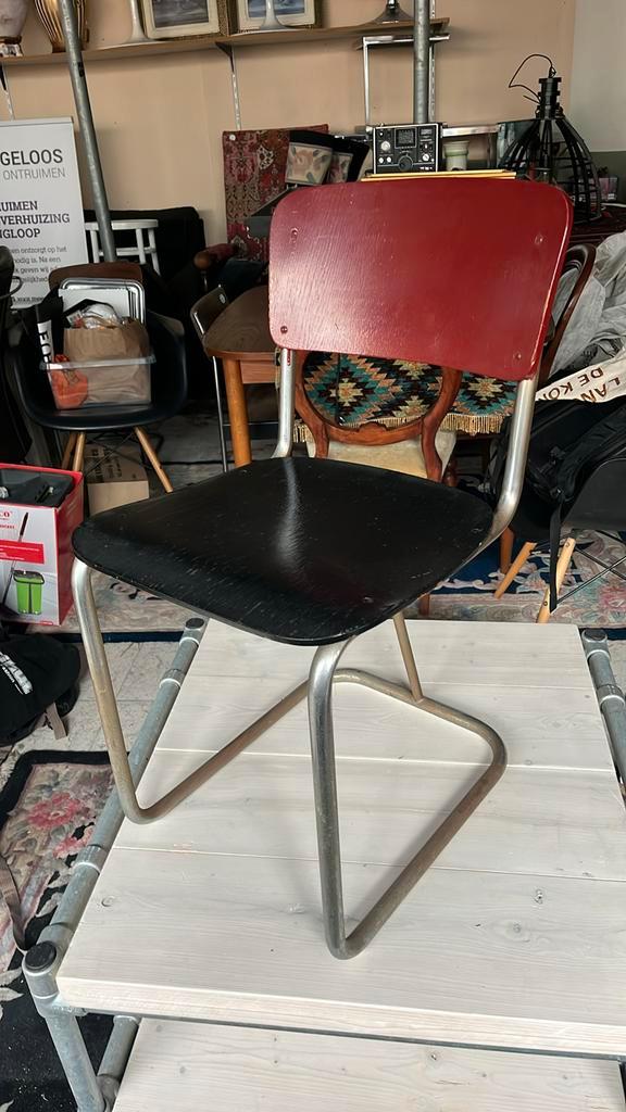 Gispen buizenframe stoel, Antiek en Kunst, Antiek | Meubels | Stoelen en Banken, Ophalen