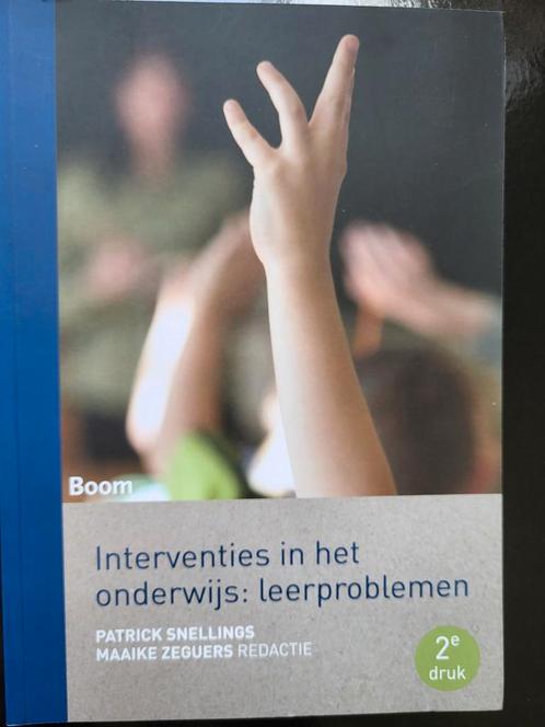 Interventies in het onderwijs: leerproblemen, Boeken, Schoolboeken, Zo goed als nieuw, Overige vakken, Overige niveaus, Ophalen of Verzenden