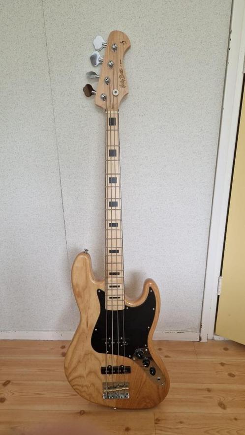 Harley Benton JB-75MN NA Vintage Series, Muziek en Instrumenten, Snaarinstrumenten | Gitaren | Bas, Zo goed als nieuw, Elektrisch