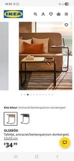 IKEA bijzettafeltje Olseröd - laptop, Huis en Inrichting, Ophalen, Minder dan 55 cm, Zo goed als nieuw, Modern