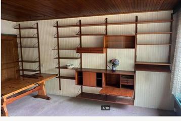 retro grote Vintage Poul cadovius Royal wandkast wandsysteem beschikbaar voor biedingen