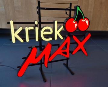 Kriek MAX bier LED Lichtreclame NIEUW in doos  beschikbaar voor biedingen