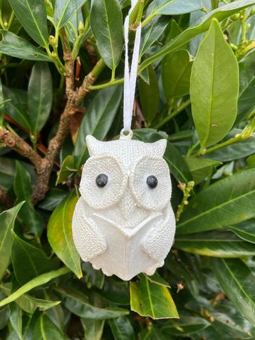 Uilen Kersthanger - Boomversiering  beschikbaar voor biedingen
