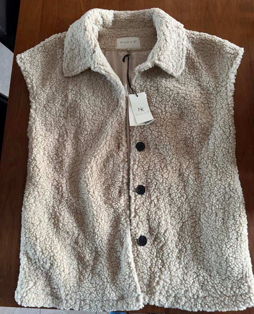 Nukus bambi Gilet M, Ophalen of Verzenden, Zo goed als nieuw, Beige