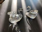 Tsjechisch kristal glazen zwaantjes per twee, Ophalen