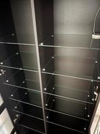 Moderne vitrinekast glazen niveau’s, Ophalen, Zo goed als nieuw