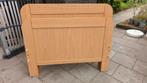 Ledikant 90 bij 200 Blank eiken, Ophalen, 90 cm, Eenpersoons, Wit