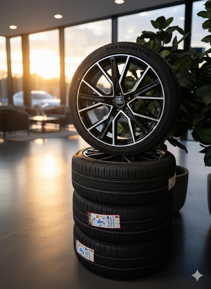 NIEUW 21'' Audi Q5 FY Lichtmetalen velgen zomerbanden, Auto-onderdelen, Banden en Velgen, Velg(en), Zomerbanden, 21 inch, 255 mm