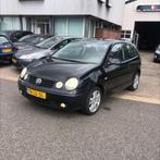 Volkswagen Polo 1.4-16V Highline Clima enz Nette Polo Apk t/, Auto's, Voorwielaandrijving, Gebruikt, 4 cilinders, Zwart
