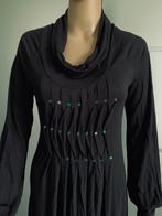 d1042 Sao Paulo maat 36=S jurk jurkje zwart, Kleding | Dames, Jurken, Zwart, Ophalen of Verzenden, Zo goed als nieuw, Knielengte