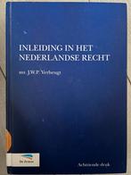 Inleiding in het Nederlandse Recht - Verheugt, Boeken, Ophalen of Verzenden, Alpha, Gelezen, HBO