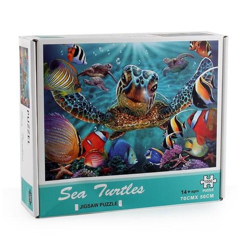 Legpuzzel ZEESCHILDPADDEN heel kle (King), Hobby en Vrije tijd, Denksport en Puzzels, Zo goed als nieuw, Legpuzzel, 500 t/m 1500 stukjes