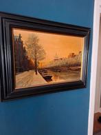 J de bruijn Amsterdamse grachten in de winter., Antiek en Kunst, Kunst | Schilderijen | Klassiek, Ophalen