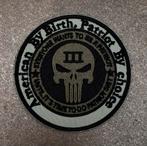 US Navy Seal team 3 punisher patch (velcro), Ophalen of Verzenden, Marine, Amerika, Embleem of Badge