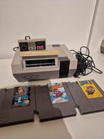 Nintendo met super Mario 1 2 3, Spelcomputers en Games, Ophalen of Verzenden, Gebruikt, Met 1 controller, Met games