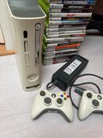 Xbox 360 met 39 games en 2 controllers, Spelcomputers en Games, Games | Xbox 360, Ophalen, Gebruikt, Overige genres, Eén computer