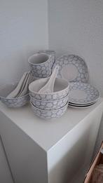 IKEA Cirkel Blauw Servies, Huis en Inrichting, Keuken | Servies, Keramiek, Ophalen of Verzenden, Zo goed als nieuw, Effen