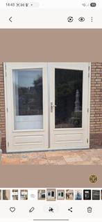 Glazen buitendeuren - Zo goed als nieuw, Gebruikt, Minder dan 80 cm, Ophalen of Verzenden, Buitendeur