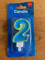 Kaars '2' - Feestelijke Verjaardagskaars, Ophalen, Nieuw, Feestartikel, Verjaardag
