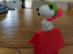 Vintage Snoopy op Hok - Beeldje, Ophalen of Verzenden