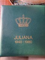 Compleet Juliana album met zilveren munten., Ophalen of Verzenden, Koningin Juliana, Setje, Zilver