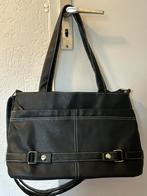 Vintage stijl Zwarte Schoudertas, Sieraden, Tassen en Uiterlijk, Tassen | Schoudertassen, Ophalen of Verzenden, Zo goed als nieuw