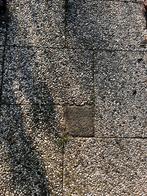 GRATIS! 120 Grindtegels, Tuin en Terras, Ophalen, Gebruikt, Beton, Terrastegels