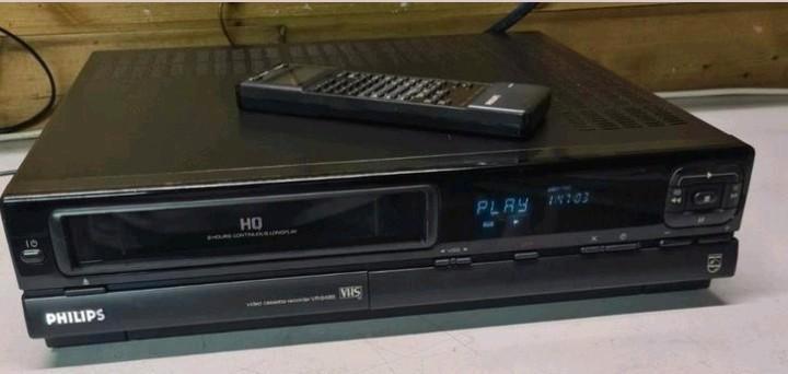 Philips videorecorder vr6485 + afstandsbediening, Audio, Tv en Foto, Videospelers, Gebruikt, Ophalen of Verzenden