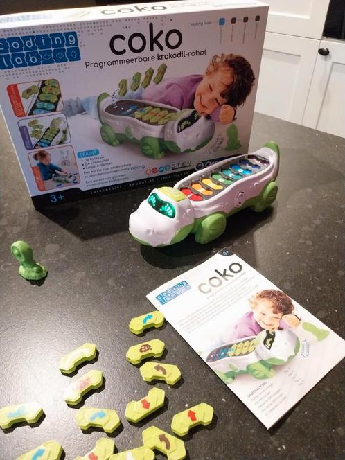 Coko Krokodil - robot, Kinderen en Baby's, Speelgoed | Educatief en Creatief, Zo goed als nieuw, Puzzelen, Ontdekken, Met licht