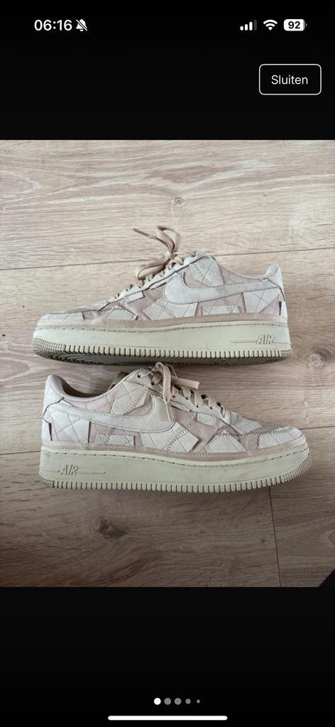 Nike Airforce 1 Billie Eilish Mushroom EU 44,5, Kleding | Dames, Schoenen, Zo goed als nieuw, Ophalen of Verzenden