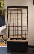 Verrijdbare bloembak met rem border klimplanten rek, Ophalen, Tuin, Nieuw, Metaal