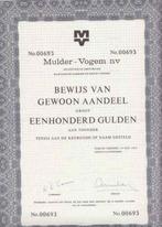 Mulder-Vogem NV,, Ophalen of Verzenden, 1950 tot 1970, Aandeel