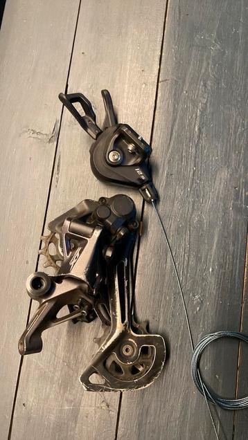 Shimano 12 speed derailleur shifter en cassette  beschikbaar voor biedingen