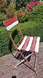 Franse tuinstoel / Bistro tuinstoel/ Tuinstoel uit Frankrijk, Antiek en Kunst, Curiosa en Brocante, Ophalen