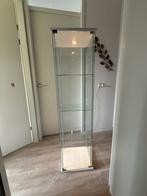 Ikea detolf vitrinekast, Huis en Inrichting, Kasten | Vitrinekasten, Ophalen, Minder dan 50 cm, Gebruikt, Glas