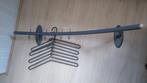metalen kapstokstang met 4 kledinghangers 90 cm breed, Huis en Inrichting, Woonaccessoires | Kapstokken, Zo goed als nieuw, Minder dan 100 cm