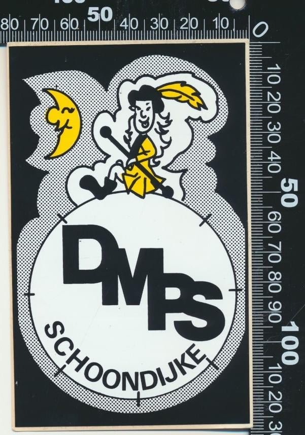Sticker: DMPS Schoondijke, Verzamelen, Stickers, Zo goed als nieuw, Bedrijf of Vereniging, Ophalen of Verzenden