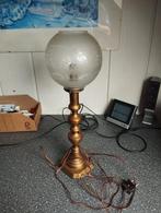brocante lamp van koper/messing, Ophalen of Verzenden