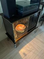 Drank kar / platenspeler meubel, Huis en Inrichting, Ophalen of Verzenden, Zo goed als nieuw, 25 tot 50 cm, 50 tot 100 cm