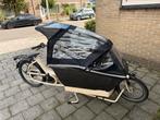Urban Arrow custom beige bakfiets Bafang regenhoes, 3 kinderen, Zo goed als nieuw, Elektrisch, Ophalen