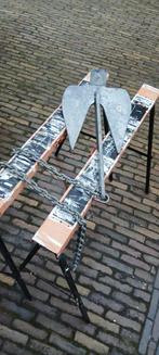 Anker met ketting 10 kg, Watersport en Boten, Ophalen of Verzenden, Gebruikt, Overige typen