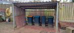 Brandhout hok, Tuin en Terras, Ophalen of Verzenden, Gebruikt, Metaal, Containerberging